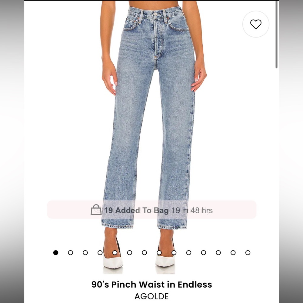 AGOLDE 90’s pinch waist jeans